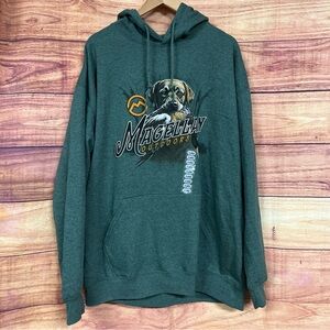 New Magellan Outdoors Men’s Sz XL Dog Hoodie Pullover Green